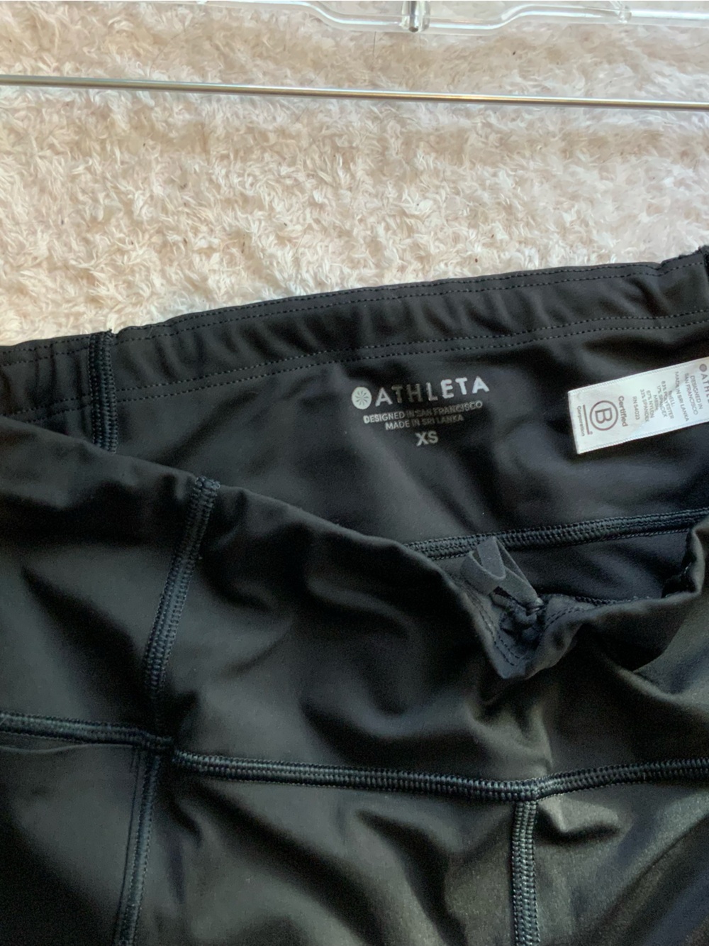 Athleta Black capri Leggings XS